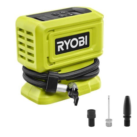 cordless air pump ryobi|ryobi battery inflator air pump.